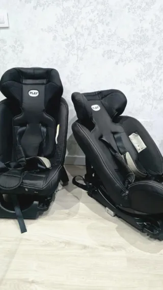 2 Sillas de Coche PLAY Negras