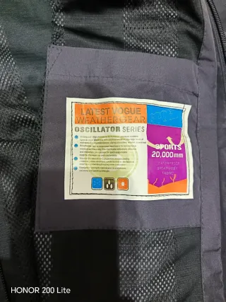 Chaqueta Negra Impermeable