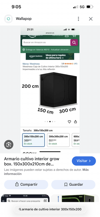 Armario de cultivo interior