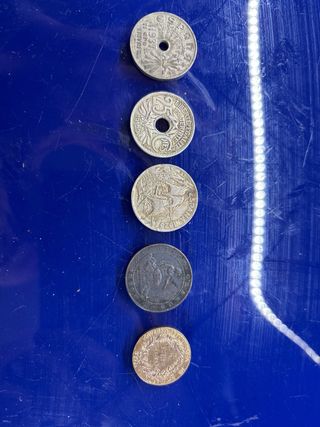 Lote de monedas antiguas