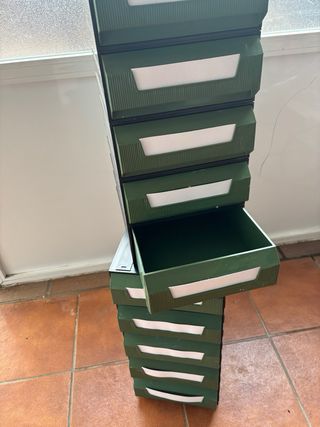 Confezione da 5 Cassetti Combibox Verde