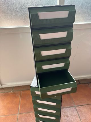 Confezione da 5 Cassetti Combibox Verde