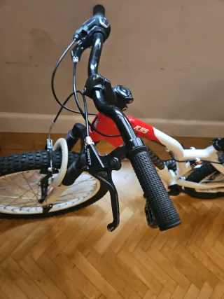 Bicicleta Monty Niños Roja/Blanca