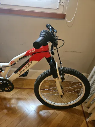 Bicicleta Monty Niños Roja/Blanca