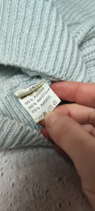 Cárdigan Lacoste Vintage Azul Pálido