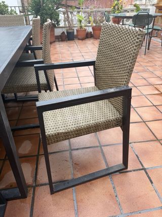 Mesa y 6 Sillas Ikea Exterior