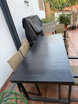 Mesa y 6 Sillas Ikea Exterior
