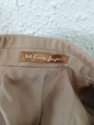 Chaqueta de traje beige