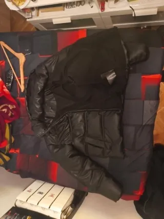 Chaqueta acolchada negra