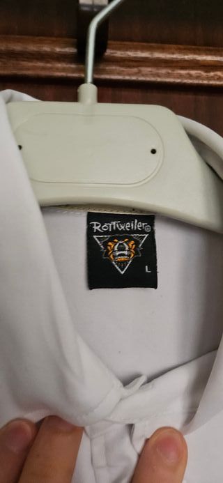 Camisa Rottweiler Negra y Blanca