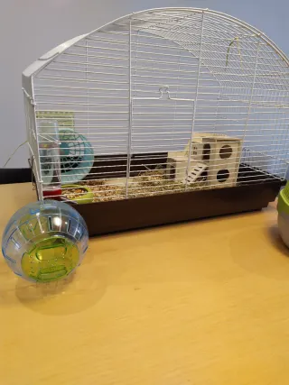 Jaula Hámster y Accesorios