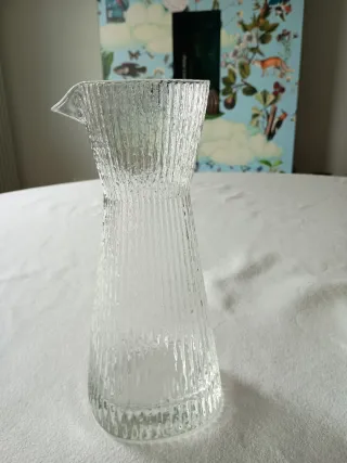 IVV  "Niagara" bicchieri + brocca + piatto vetro