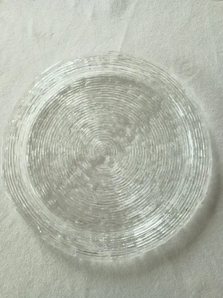 IVV  "Niagara" bicchieri + brocca + piatto vetro