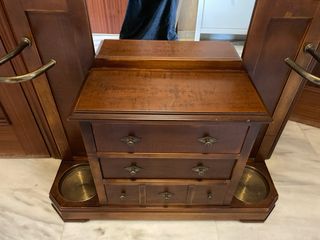 Mueble de entrada madera maciza