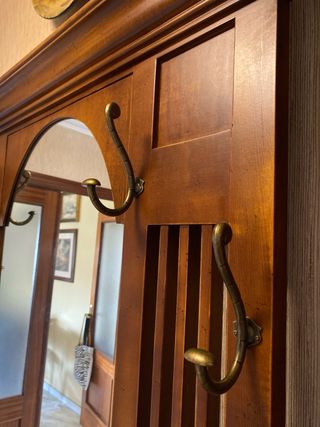 Mueble de entrada madera maciza