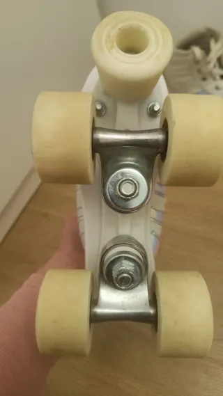 Patines blancos OXELO talla 31 y patines en línea