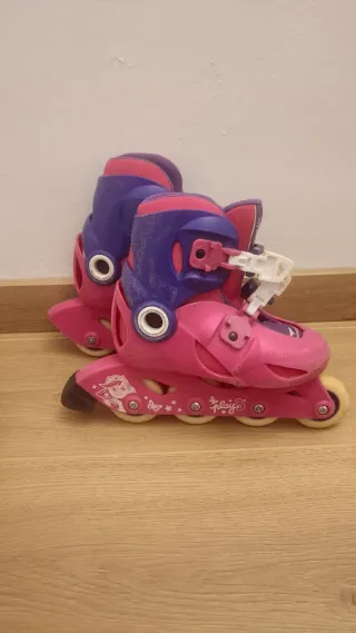 Patines blancos OXELO talla 31 y patines en línea