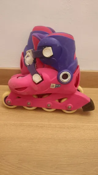 Patines blancos OXELO talla 31 y patines en línea