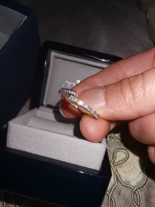 Anello oro e diamanti