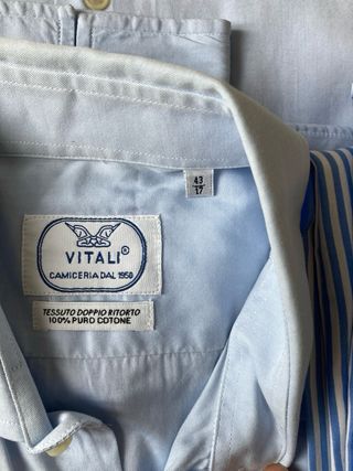 Set 2 Camicie Uomo Vitali Tg 43