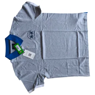 Polo La Martina Grigio Uomo Manica Corta