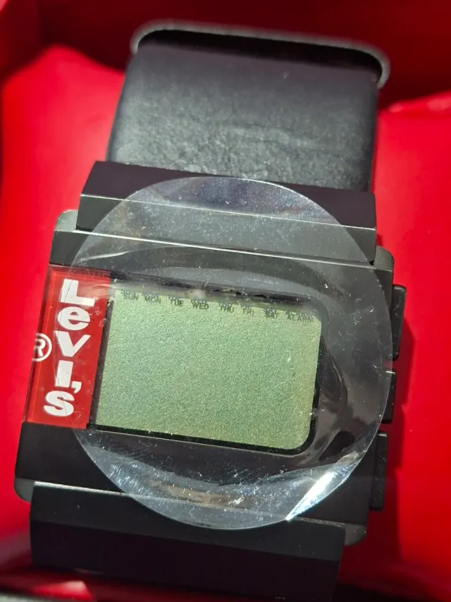 Reloj Levi's Digital Negro/Plata Nuevo