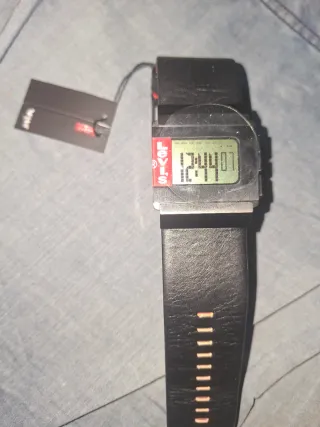 Reloj Levi's Digital Negro/Plata Nuevo