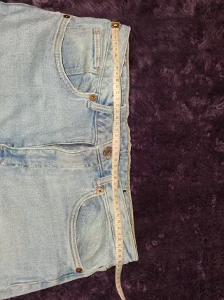 Pantalón vaquero recto mujer