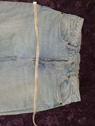 Pantalón vaquero recto mujer