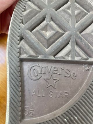 Converse Chuck Taylor caña alta negras vintage