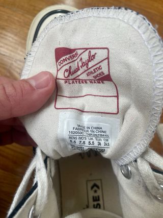 Converse Chuck Taylor caña alta negras vintage