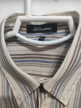Camisa de rayashombte. Talla 40