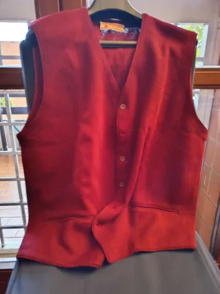 Gilet Vintage Uomo Bordeaux Elegante Il Granchio