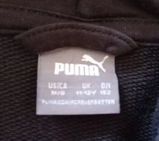Felpa Puma 11/12 anni