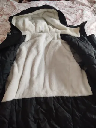 Abrigo Decathlon Negro Mujer