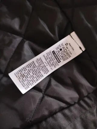 Abrigo Decathlon Negro Mujer