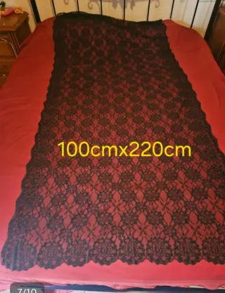 Mantilla de madrina, peineta y guantes de REGALO