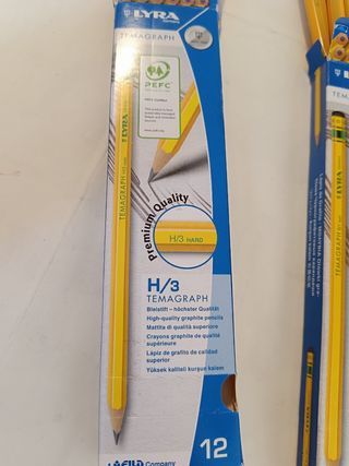 22 matite Lyra Temagraph H/3 e B/1