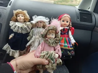 Bambole di porcellana vintage