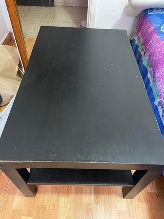 Mesa auxiliar negra Ikea