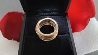 Anillo Vasari tipo semanario oro 18kt