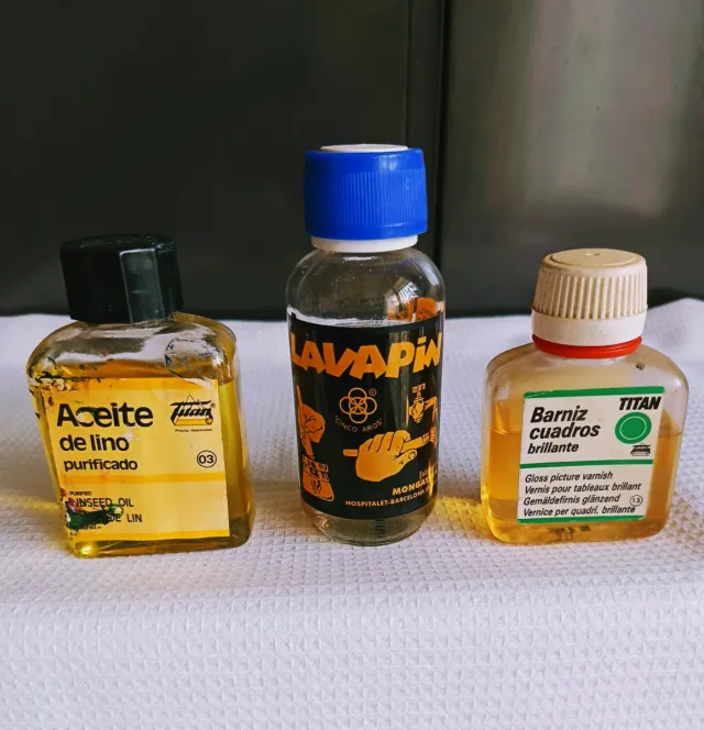 Caja de madera BONFIL para pinturas