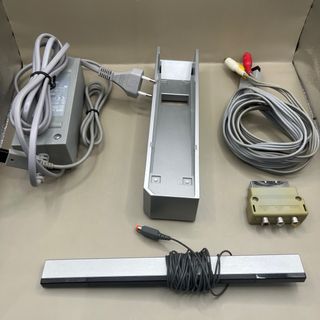 Nintendo Wii Console Nera Completa di Cavi