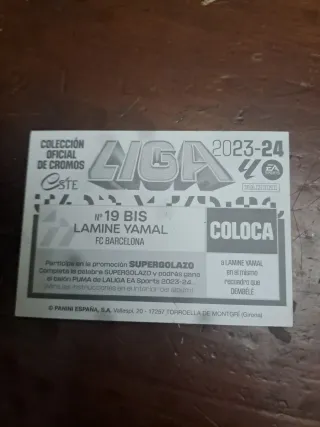 Cromo Lamine Yamal 19 bis LaLiga EA Sports