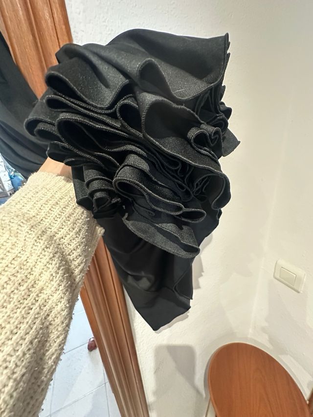 Falda Flamenca Negra