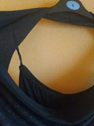 Top negro escotado Fiesta  talla S-M