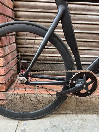 Bicicleta Fixie Negra Talla 56