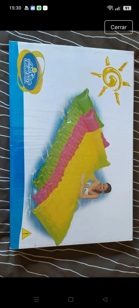 Colchoneta hinchable nueva