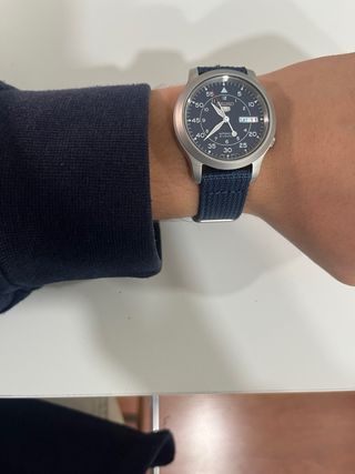 Seiko 5 SNK807 Automático Esfera Azul