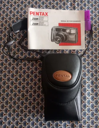 Cámara Pentax Zoom 90 Negra
